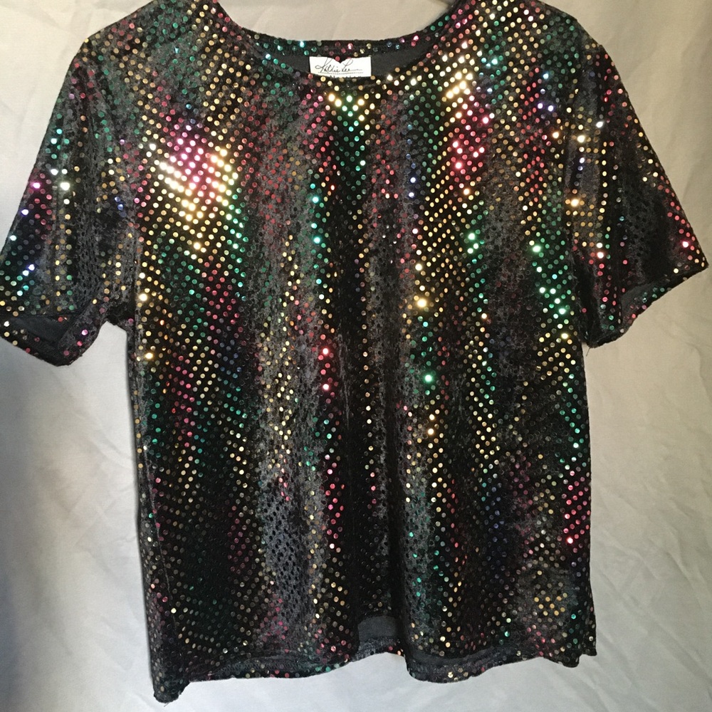 Vintage Sequined Top